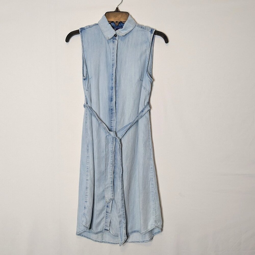 Seraphine Light Blue Sleeveless Midi Dress